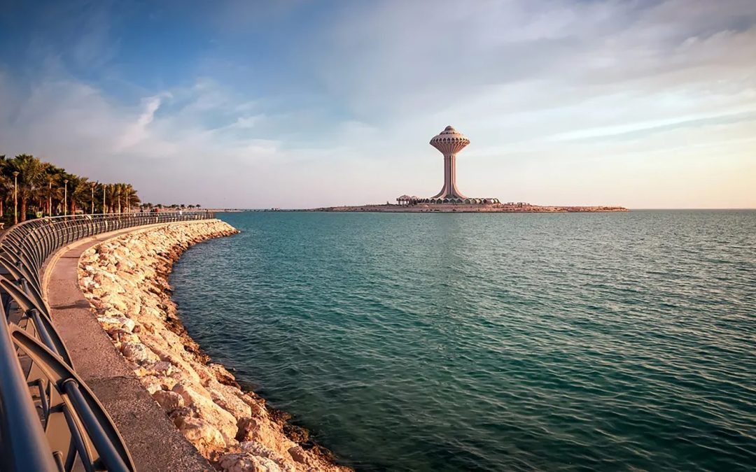 Le coste saudite del Golfo Persico.