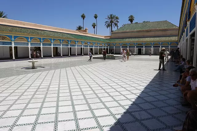 Il Palazzo Bahia a Marrakech.