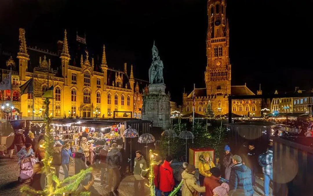 Scoprire Bruges in inverno tra bellezze reali e esplorazioni digitali.