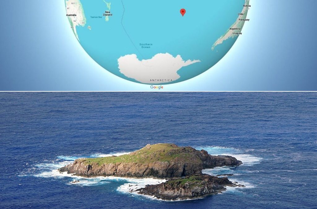 Point Nemo, nel cuore dell’Oceano Pacifico.