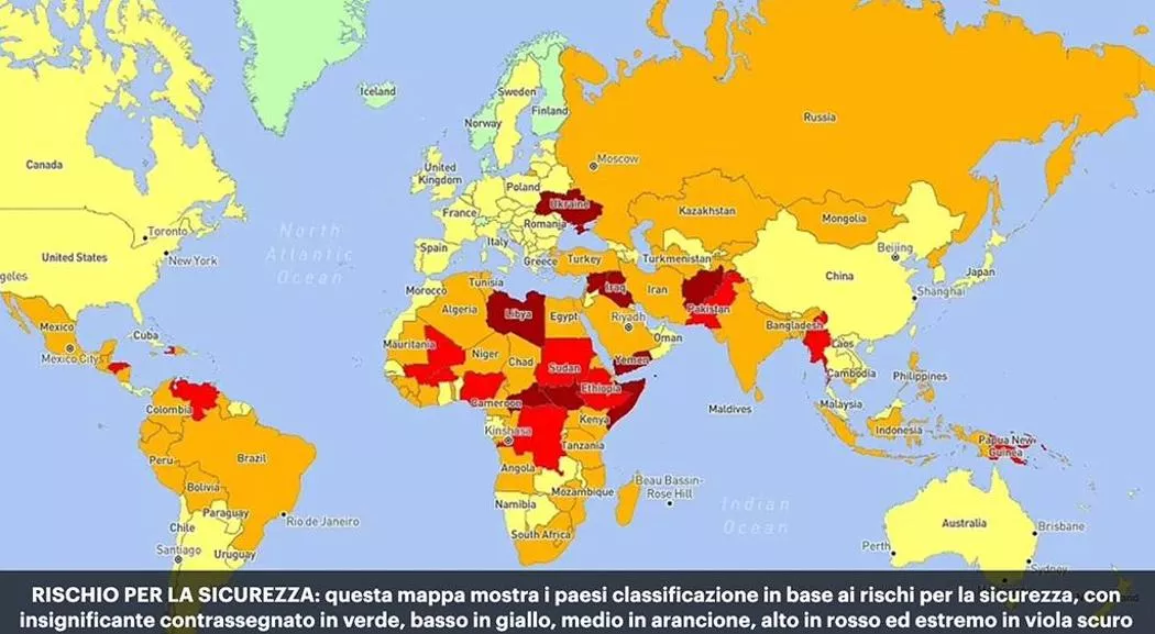 Quali sono i Paesi più pericolosi (e più sicuri) dove viaggiare?