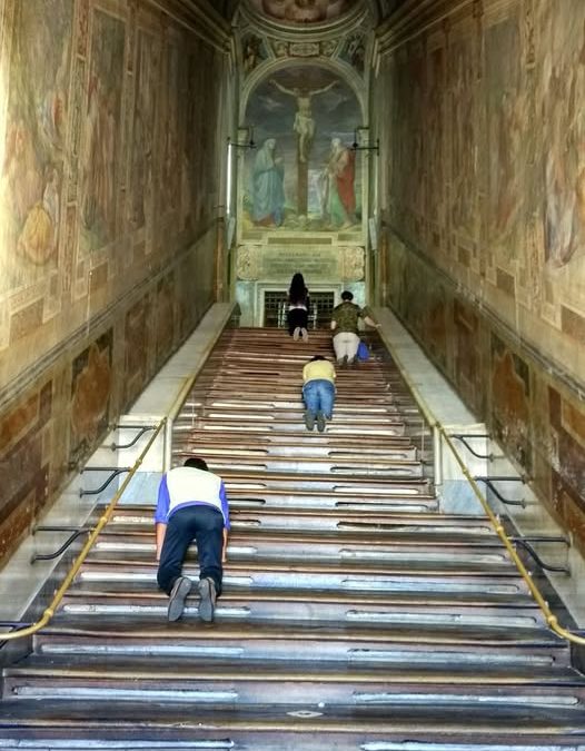 La scala Santa a Roma